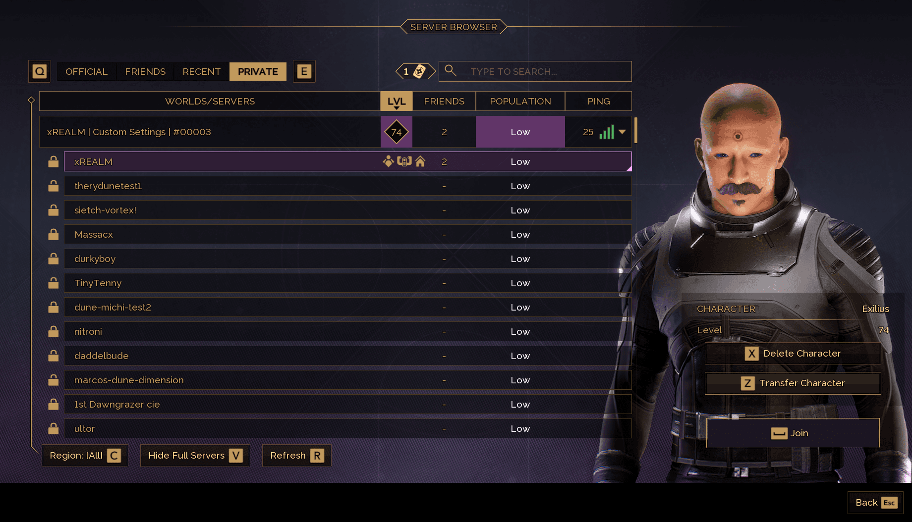 How to Transfer Your Character in Dune Awakening