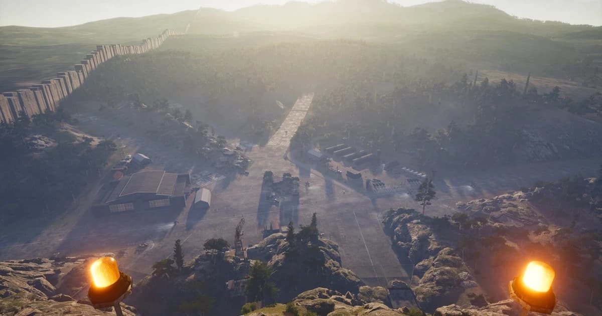 scum environmental aerial shot