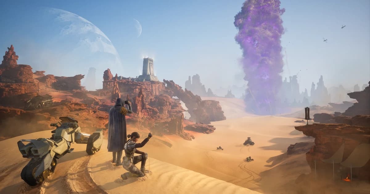 dune desert exploration background
